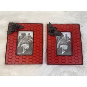 4x6in Country Farm House Picture Frame (set of 2)
